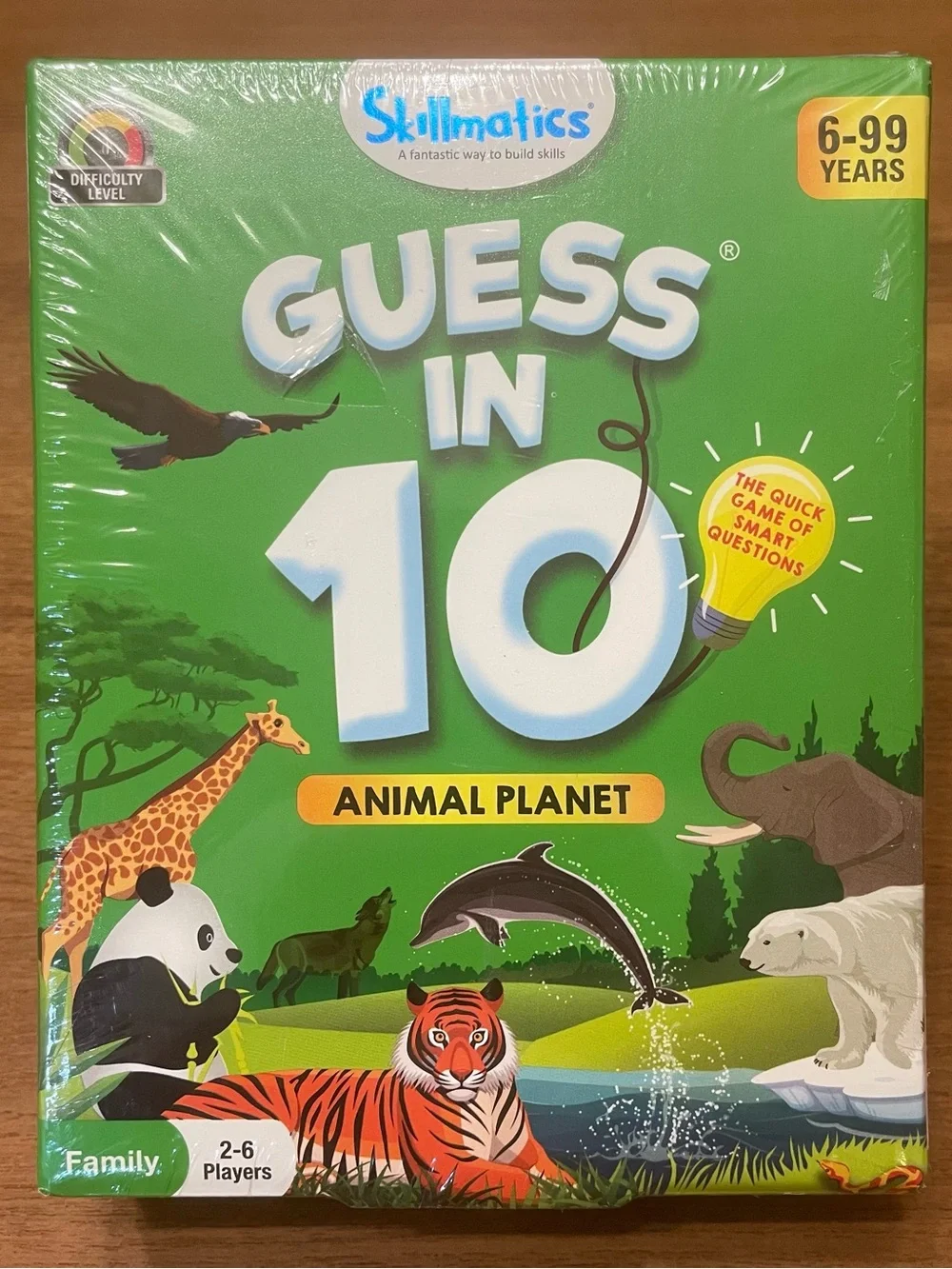 Skillmatics Guess In 10 Animal Planet Quick Game Of Smart Questions New & Sealed
